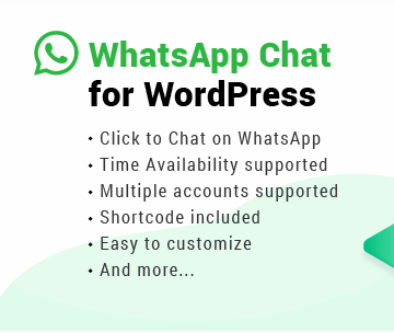 wordpress whatsapp plugin